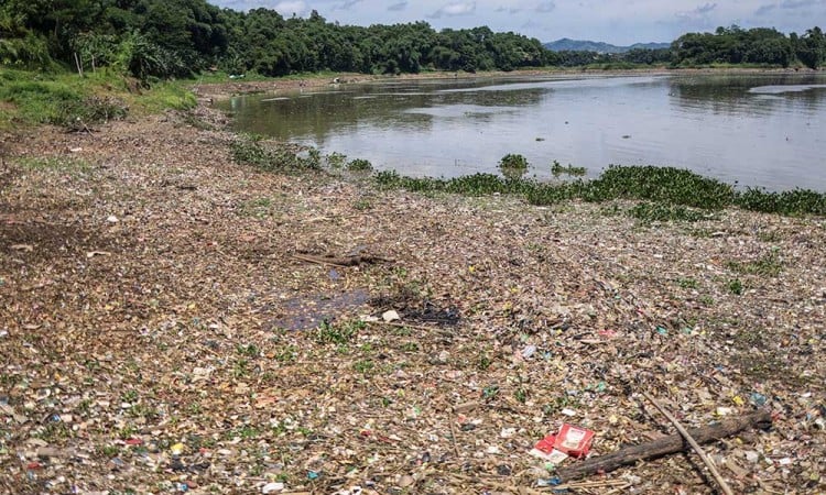 Sungai Citarum di Jawa Barat Kembali Dipenuhi Sampaha