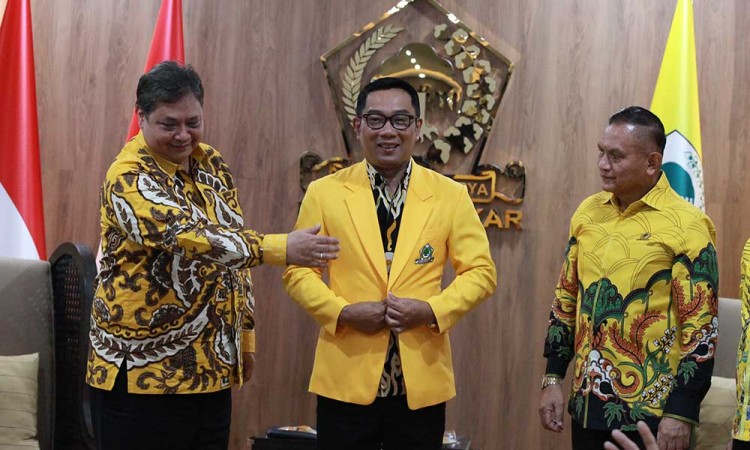 Ridwan Kamil Resmi Gabung ke Partai Golkar