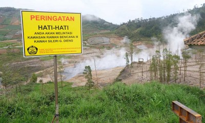 Status Gunung Api Dieng Nasik Menjadi Waspada