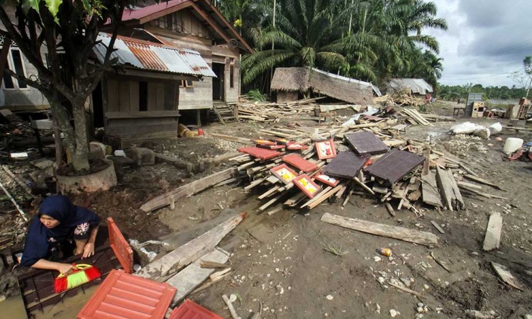 Kondisi Terkini di Desa Lubuk Pasca Terendam Banjir Setinggi 3 Meter