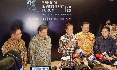 Presiden Jokowi Bahas Kondisi Ekonomi Terkini di Mandiri Investment Forum 2023