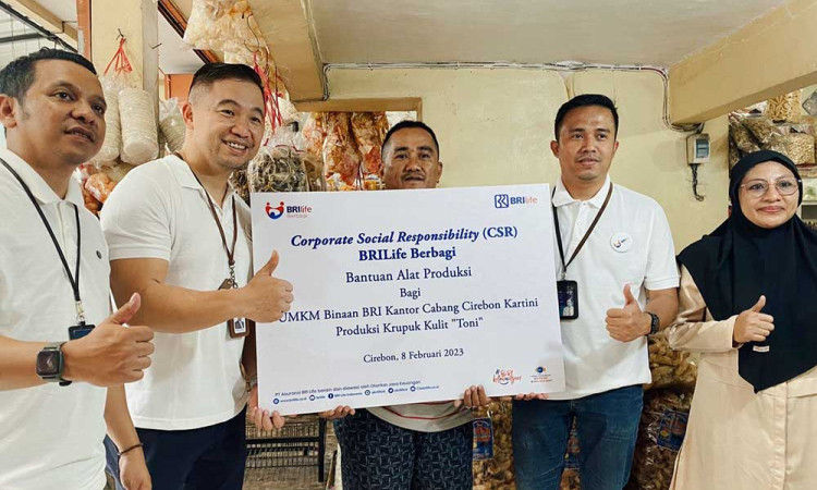 BRI Life Berbagi Kepada UMKM di Cirebon Jawa Barat 