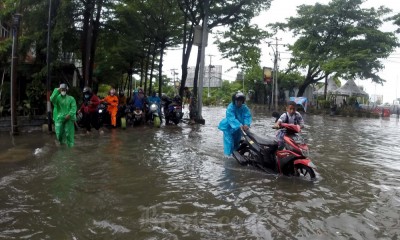 Sejumlah Wilayah di Makassar Terendam Banjir