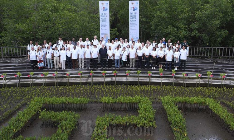 Delegasi World Water Council Kunjungi Tahura Ngurah Rai Bali