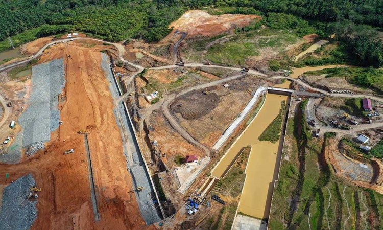 Pembangunan Bendungan Sepaku di Kalimantan Ditargetkan Selesai Pada April
