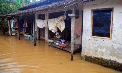 Sungai di Kudus Meluap, Ratusan Rumah Terendam Banjir