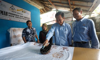 PAMA Berikan Bantuan Untuk Mendukung Pelestarian Batik Muara Enim
