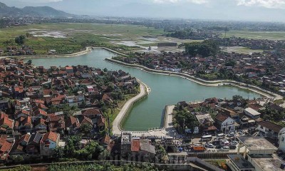 Presiden Resmikan Kolam Retensi Andir