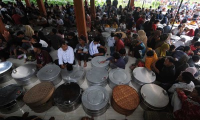 Sambut Bulan Ramadan, Warga di Boyolali Gelar Tradisi Sadranan di Kaki Gunung Merapi