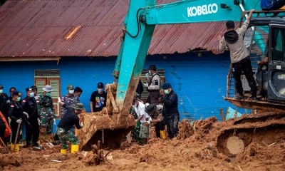 Alat Berat Dikerahkan Untuk Mencari Korban Tanah Longsor di Natuna