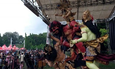 Puluhan Ogoh-Ogoh Dipamerakan Jelang Hari Raya Nyepi Tahun Baru Saka 1945