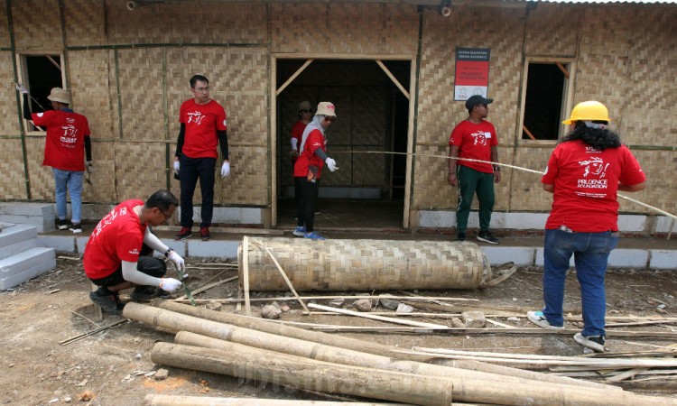 Prudential Indonesia Bangun Hunian Sementara Korban Gempa Bumi di Cianjur