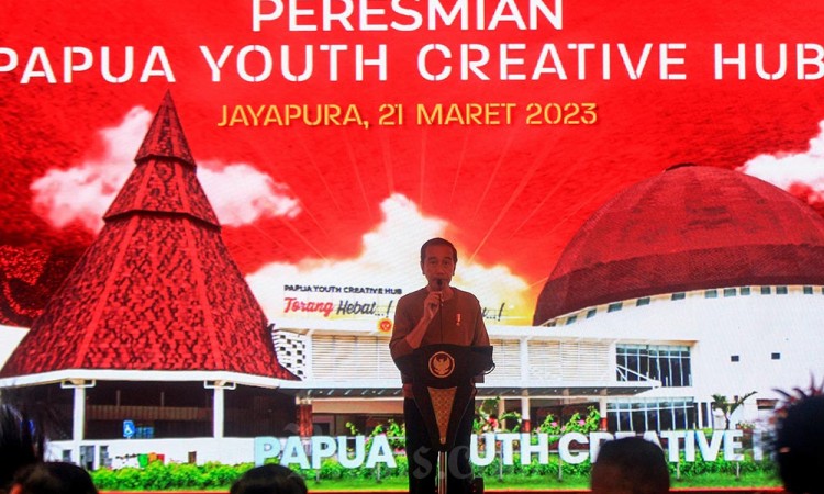 Presiden Resmikan Papua Youth Creative Hub