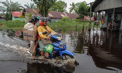 Ratusan Rumah di Palangkaraya Terendam Banjir Luapan Sungai Kahayan