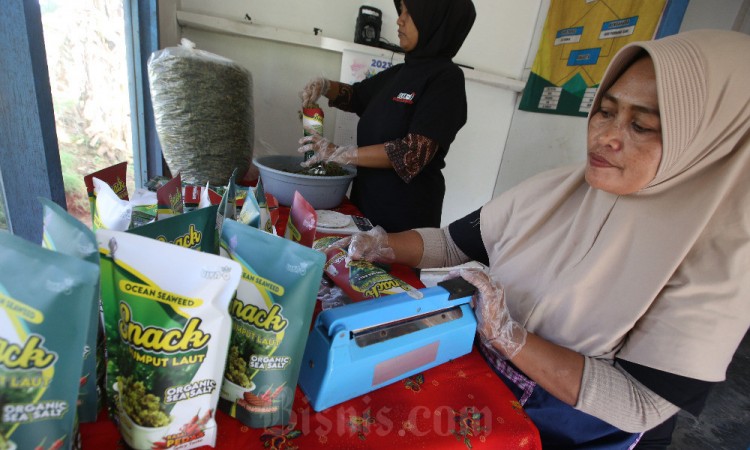 UMKM Binaan Bank BJB Mampu Mengolah Rumput Laut Menjadi Snack Dengan Omzet Rp15 Juta Per Bulan