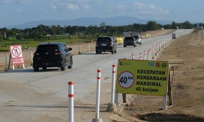 Hari Pertama Dibukanya Jalan Tol Fungsional Solo-Yogyakarta 