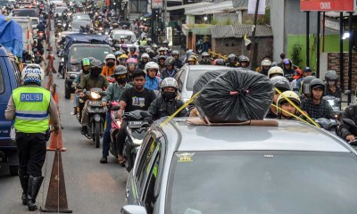 H-4 Lebaran Jalan Nasional di Kabupaten Bandung Dipadati Pemudik