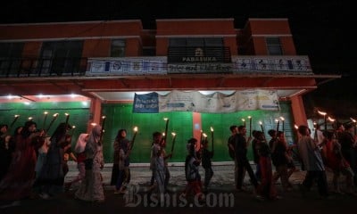 Pawai Obor Menyambut Hari Raya Idul Fitri 1444 H