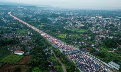 Ribuan Kendaraan Terjebak Macet di Pintu Keluar Tol Ciawi