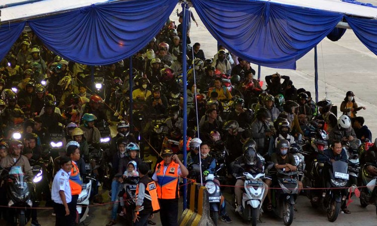 ASDP Bakauheni Mencata Puluhan Ribu Sepeda Motor Sudah Menuju Jakarta