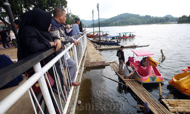 Kawasan wisata Situ Ciburuy di Padalarang Ramai Dikunjungi Wisatawan Saat Libur Lebaran
