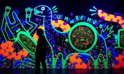 Pameran Feeling Fluorescent Karya Seniman Addy Debil di Yogyakarta