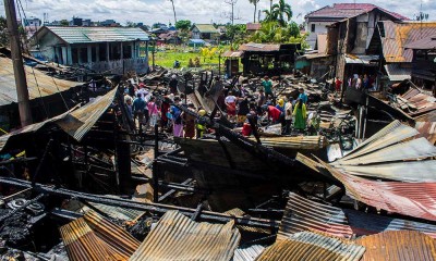 Kebakaran Permukiman Padat Penduduk di Kampung Gudang Banjarmasin