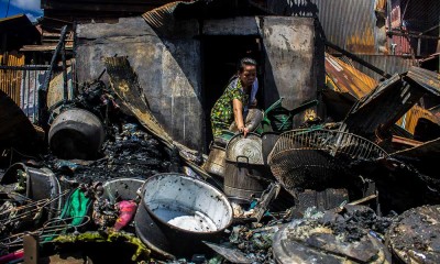 Kebakaran Permukiman Padat Penduduk di Kampung Gudang Banjarmasin