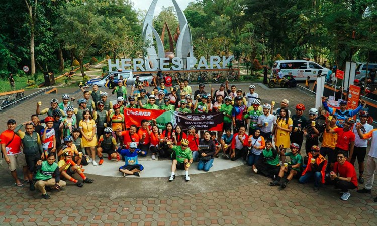 Group Ride ke-7 GFNY Bali-IFGLife Lintasi Sejumlah Desa Wisata di Purworejo