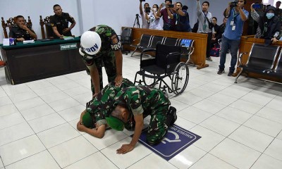 Tangis Oknum TNI Pecah Setelah Divonis Penjara Seumur Hidup Bawa Sabu 75 Kilogram