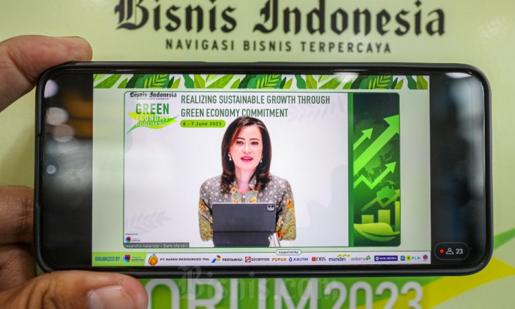 Bisnis Indonesia Green Economy Forum 2023 Mengangkat Tema Realizing Sustainable Growth through Green Economy Commitment