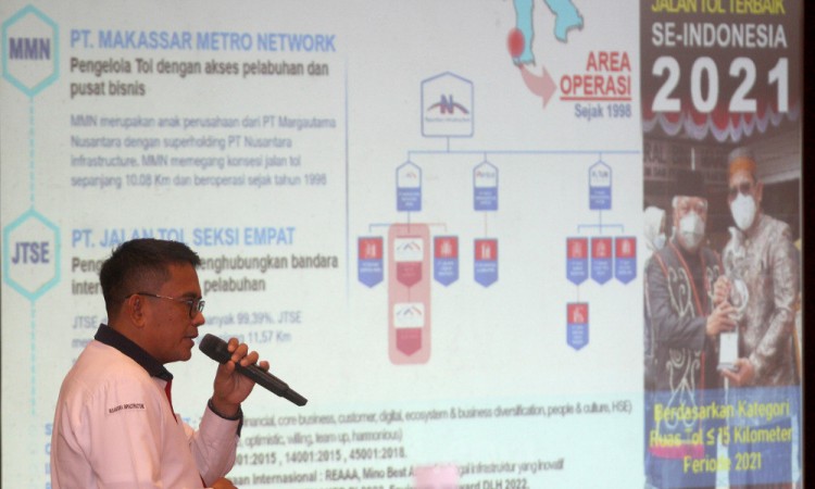 PT Makassar Metro Network Targetkan Jalan Tol Penghubung Makassar New Port Beroperasi Tahun Ini