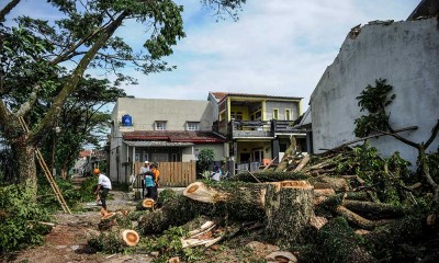 Angin Puting Beliung Rusak Ratusan Rumah di Kabupaten Bandung