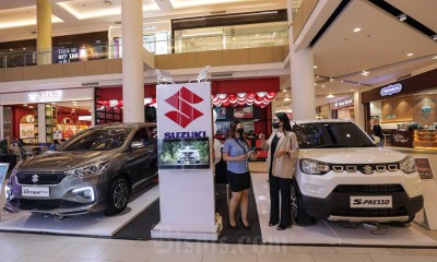 Suzuki S-Presso MC AGS dan All New Ertiga Smart Hybrid GX MT Sapa Pengunjung di Gandaria City Mall