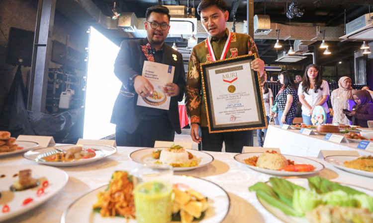Aruna Pecahkan Rekor MURI Kategori Menu Masakan Berbahan Rajungan dengan Varian Terbanyak