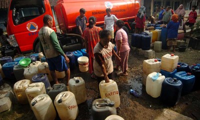 Masuk Musim Kemarau, BPBD Kabupaten Tegal Bagikan Sebanyak 24.000 Liter Air Bersih