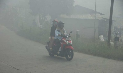 Kebakaran TPA di Tegal Mengakibatkan Ganguan Asap Bagi Warga Sekitarnya