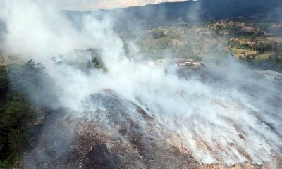 Kebakaran Lahan TPA di Tegal Meluas, Kabut Asap Ganggu Masyarakat Sekitar