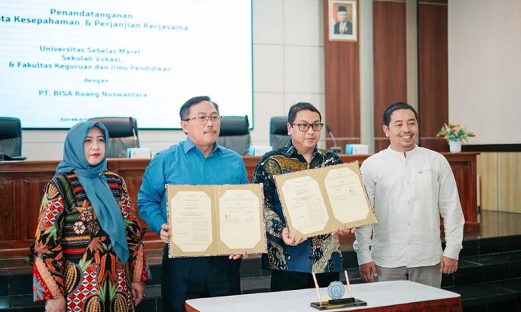 Penandatanganan Kerja Sama BISA Ruang Nuswantara (BIRU) dan Universitas Sebelas Maret (UNS)