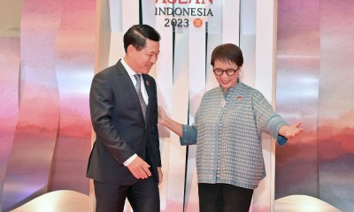 Suasana Pertemuan Menteri Luar Negeri ASEAN ke-56