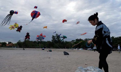 Puluhan Peserta Dari Berbagai Negara Meriahkan Festival Layang-Layang Internasional di Bali