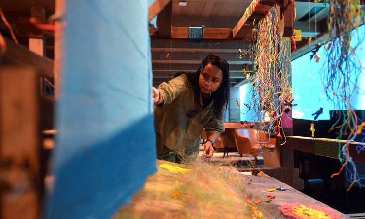 Pameran Seni Instalasi Dari Sampah Laut di Bali