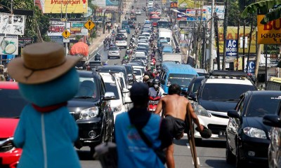 Kepadatan Jalur Menuju Puncak Bogor Saat Libur Tahun Baru Islam