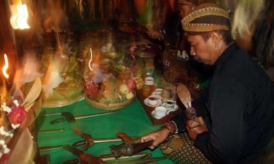 Jamasan Pusaka dan Barongan di Kediri