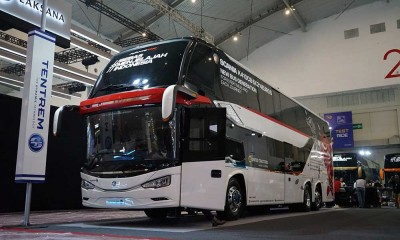 Deretan Bus Mewah PO Harapan Jaya Terbaru di Pameran GIIAS 2023