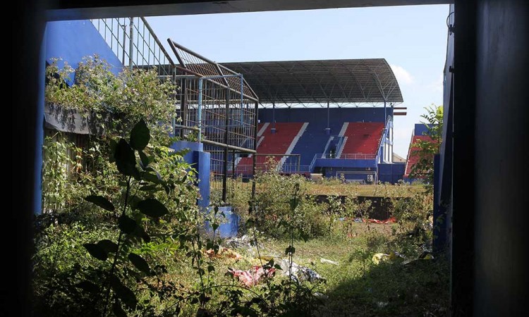 Kondisi Stadion Kanjuruhan Malang Sudah Tidak Terawat Setelah Tragedi Kanjuruhan