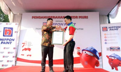 Nippon Paint Persembahkan 243.490 Liter Cat untuk 24.349 Gapura di Seluruh Indonesia