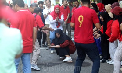 Kemeriahan Lomba Karyawan PLN di Makassar