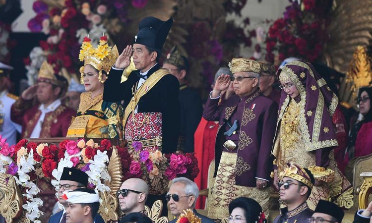 Peringatan Detik-Detik Proklamasi di Istana Merdeka