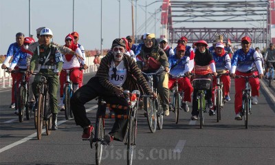 Jambore Sepeda Tua Nasional di Surabaya